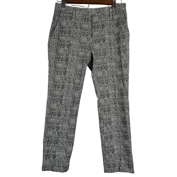 Dorothee Schumacher‎ black and white tailored ankle pants trousers, size 1 (XS)